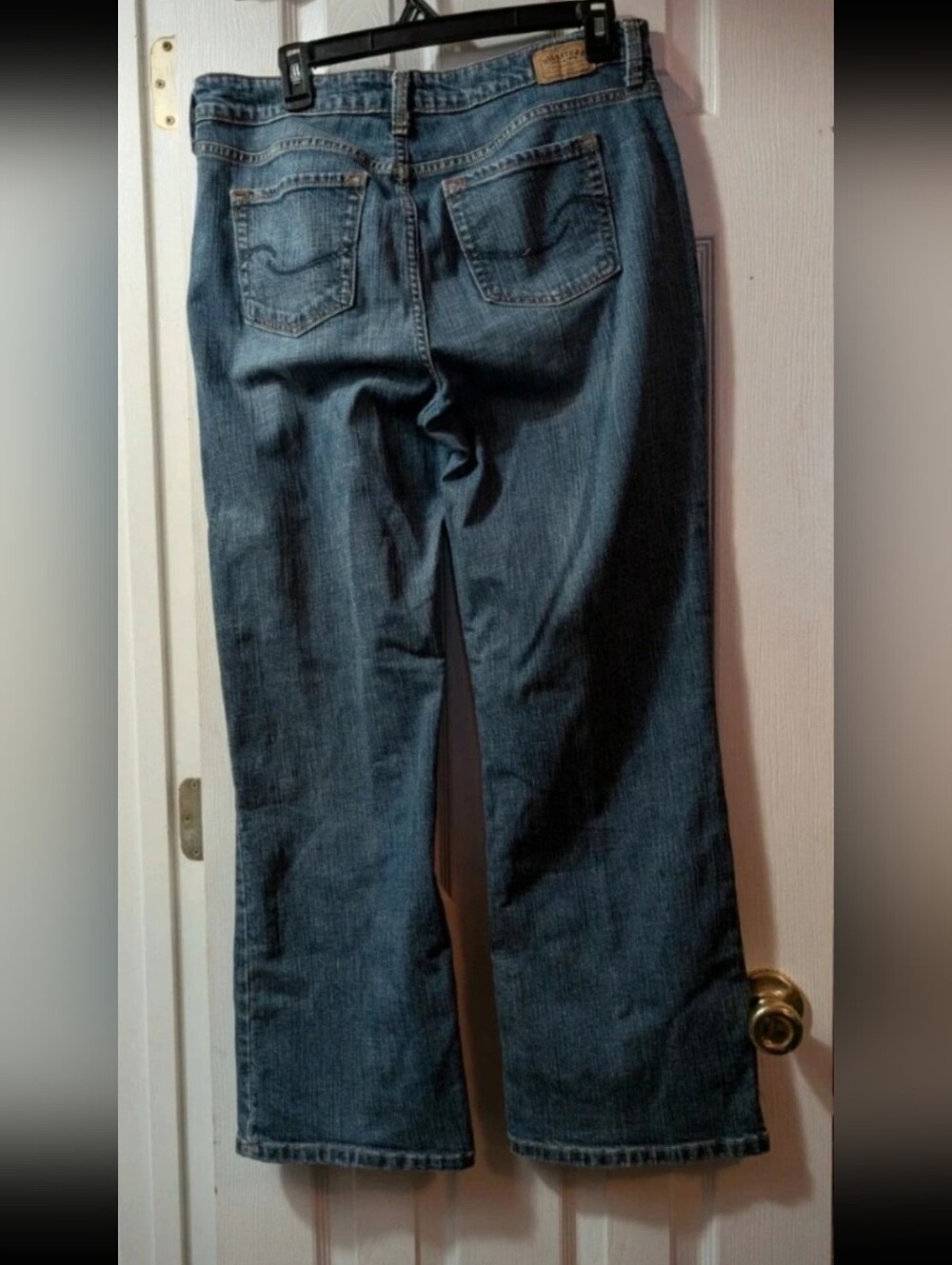Levi Strauss Signature Women's Bootcut Jeans Size 12 Short Medium Wash Stretch - Picture 7 of 14
